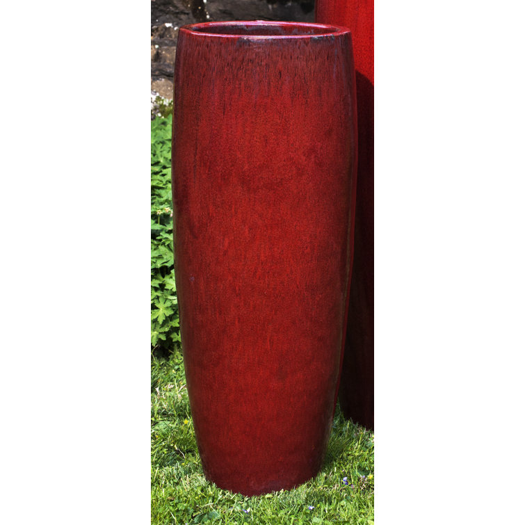 Orren Ellis Taliayah Glazed Pottery Pot Planter & Reviews Wayfair